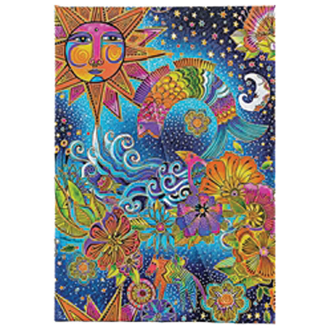 NOTES 12,5X18CM-MIDI CRTE  72L MAGNET CELESTIAL MAGIC PAPERBLANKS PB9693-1