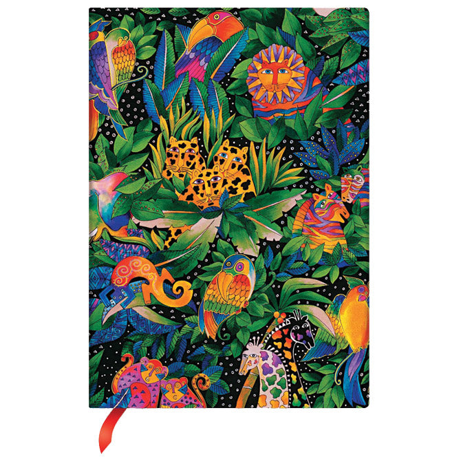 NOTES 13X18CM-MIDI CRTE  88L BEZ ZATVARANJA JUNGLE SONG FLEXIS PAPERBLANKS FB7266-9