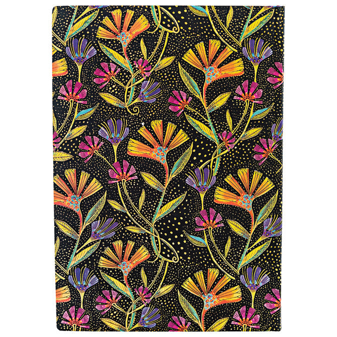 NOTES 12X17,5CM-MIDI CRTE  88L BEZ ZATVARANJA WILD FLOWERS FLEXIS PAPERBLANKS 9738-9