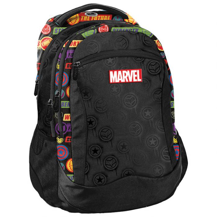RUKSAK ŠKOLSKI ANATOMSKI MARVEL BEUNIQ AV24XX-2808 CRNI