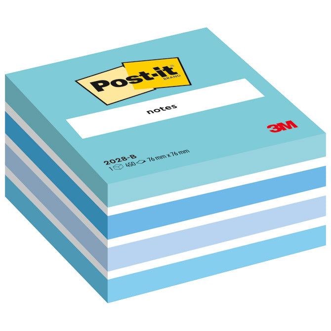 BLOK SAMOLJEPLJIV KOCKA 76X76MM 450L POST-IT 3M.2028B SV.PLAVA