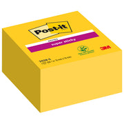 BLOK SAMOLJEPLJIV KOCKA 76X76MM 350L SUPER STICKY POST-IT 3M.2028S ŽUTI