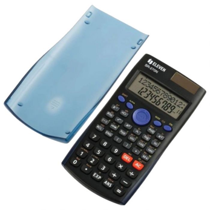 KALKULATOR TEHNIČKI 10 PLUS 2MJESTA 240 FUNKCIJA ELEVEN SR-270N CRNI