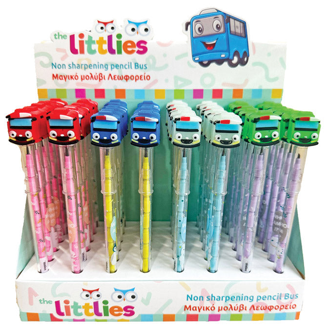 GRAFITNI SVINČNIK S PODALJŠKI LITTLIES BUS DIAKAKIS 000647028 SORT