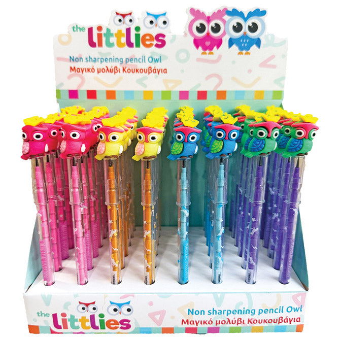 SVINČNIK GRAFITNI Z DODATKI LITTLIES OWL DIAKAKIS 000647029 SORT