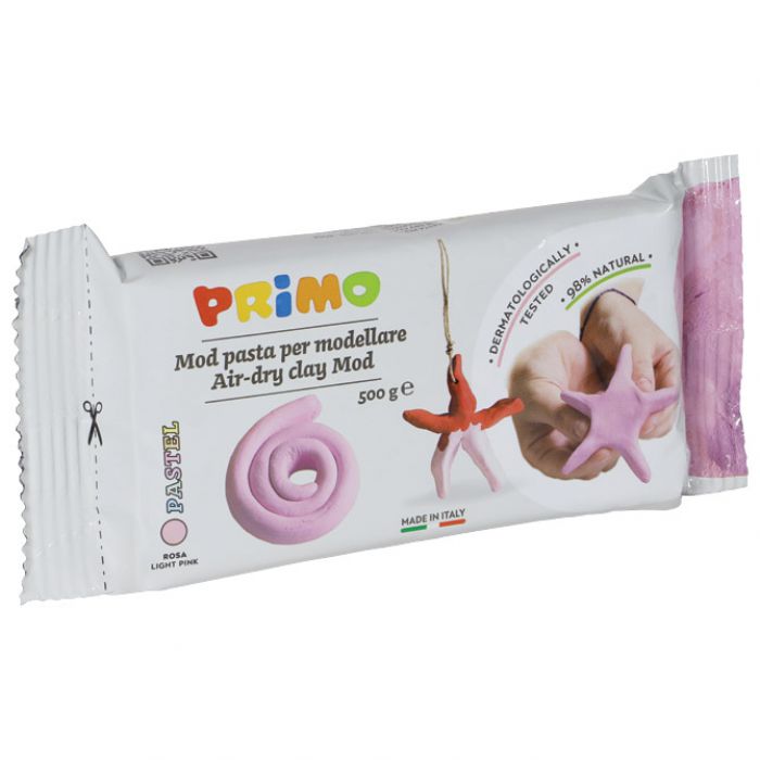 GLINAMOL 0,5KG PRIMO PASTELNI MOD500BLP ROZI