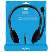 SLUŠALICE PLUS MIKROFON USB H111 LOGITECH CRNE