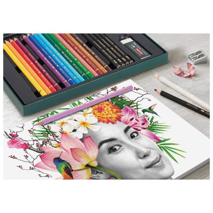 SET POLYCHROMOS & PITT GRAPHITE MATT PK23 FABER CASTELL 210052