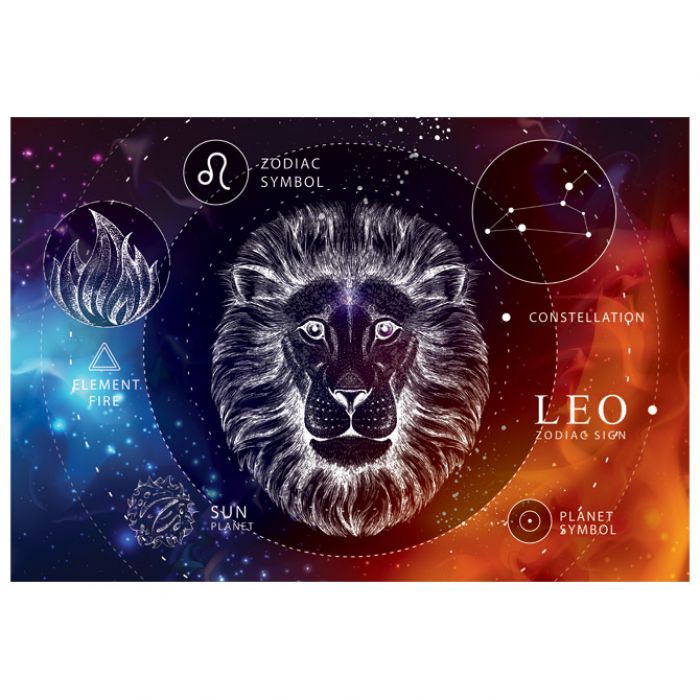 PUZZLE 250 KOM ZODIAC 5 LEO (LAV) INTERDRUK * DO ISTEKA ZALIHA