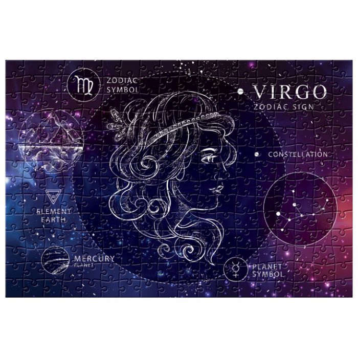PUZZLE 250 KOM ZODIAC 6 VIRGO (DJEVICA) INTERDRUK * DO ISTEKA ZALIHA