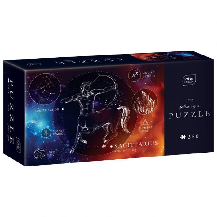 PUZZLE 250 KOM ZODIAC 9 SAGITTARIUS (STRIJELAC) INTERDRUK * DO ISTEKA ZALIHA