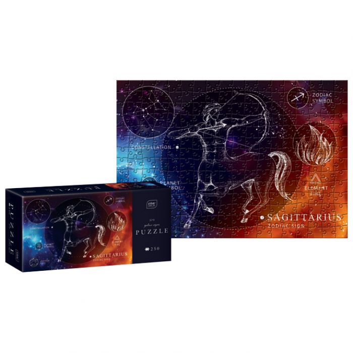 PUZZLE 250 KOM ZODIAC 9 SAGITTARIUS (STRIJELAC) INTERDRUK * DO ISTEKA ZALIHA