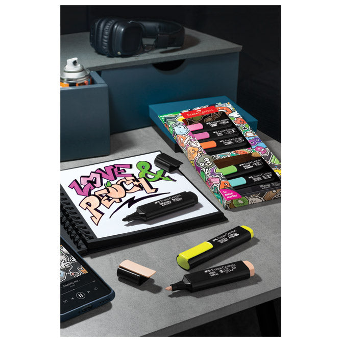 SIGNIR 1-5 MM 46 GRAFFITI KART.KUTIJA FABER CASTELL 254692/8BOJA BLISTER