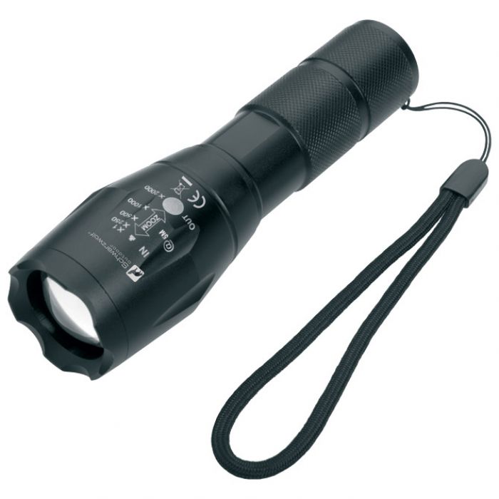 SVJETILJKA RUČNA ANTELAO SCHWARZWOLF F2300700AJ3 CRNA