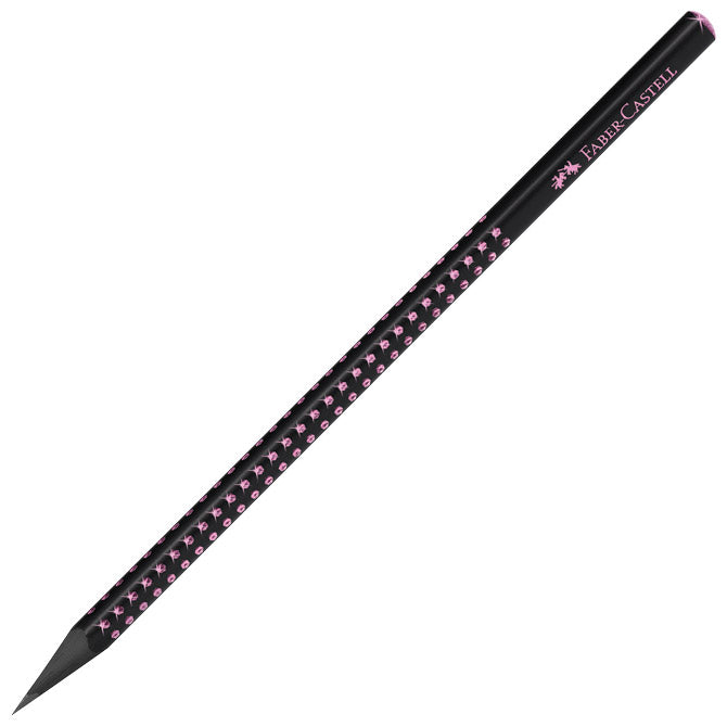 OLOVKA GRAFITNA B SPARKLE MIDNIGHT FABER-CASTELL 118258 CRNO ROZA