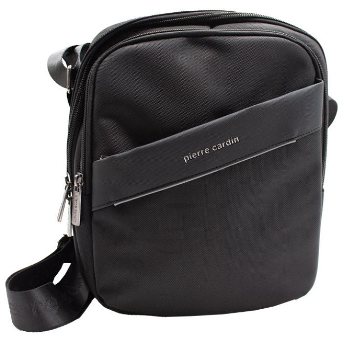 TORBA NA RAME UNISEX PIERRE CARDIN 8158 CRNA