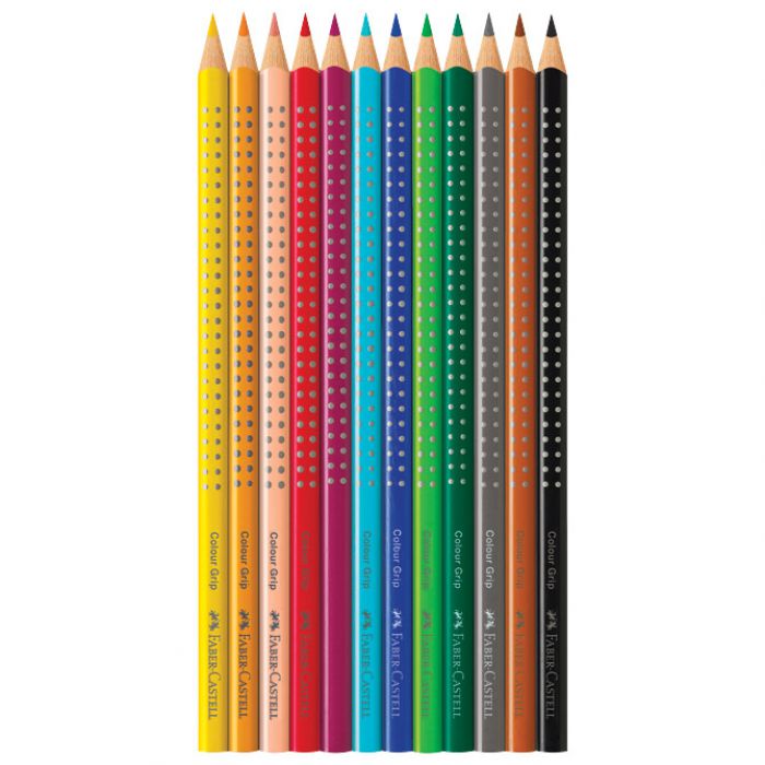 BOJE DRVENE  12BOJA GRIP 2001 FABER CASTELL 201585 BLISTER