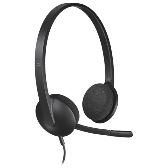 SLUŠALICE PLUS MIKROFON USB H340 LOGITECH CRNE