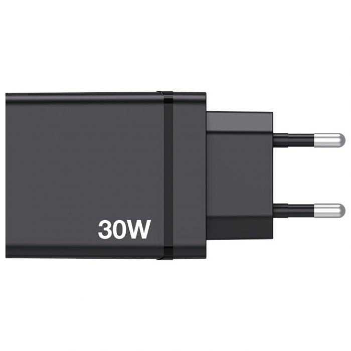 PUNJAČ ZA MOBILNE UREĐAJE ZIDNI 1XUSB-C/PD 20W/1XUSB-A QC 3.0/2XUSB-A 10W VERBATIM 49700 CRNI
