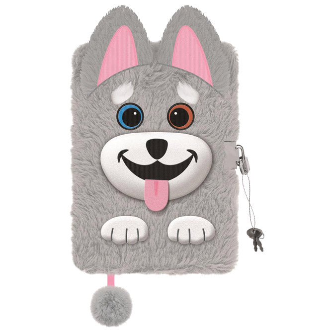 DNEVNIK S KLJUČEM A5 96L MY LITTLE FRIEND HUSKY 8999