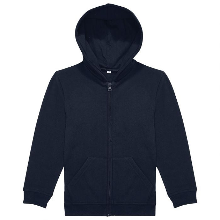 MAJICA DUGI RUKAVI B&C ZIP HOOD KIDS 280G ID 334 TAMNOPLAVA 12/13
