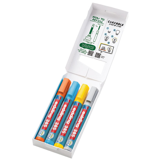 MARKER FLIPCHART EFFECT 1-5 MM EDDING 385/4BOJE