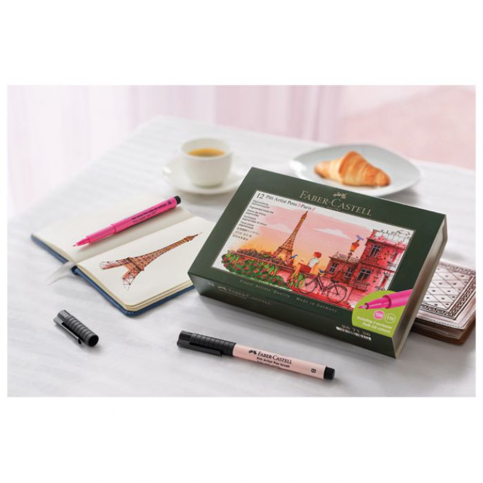SET PITT ARTIST PEN PK12 PARIS FABER CASTELL 267136 SORTIRANO