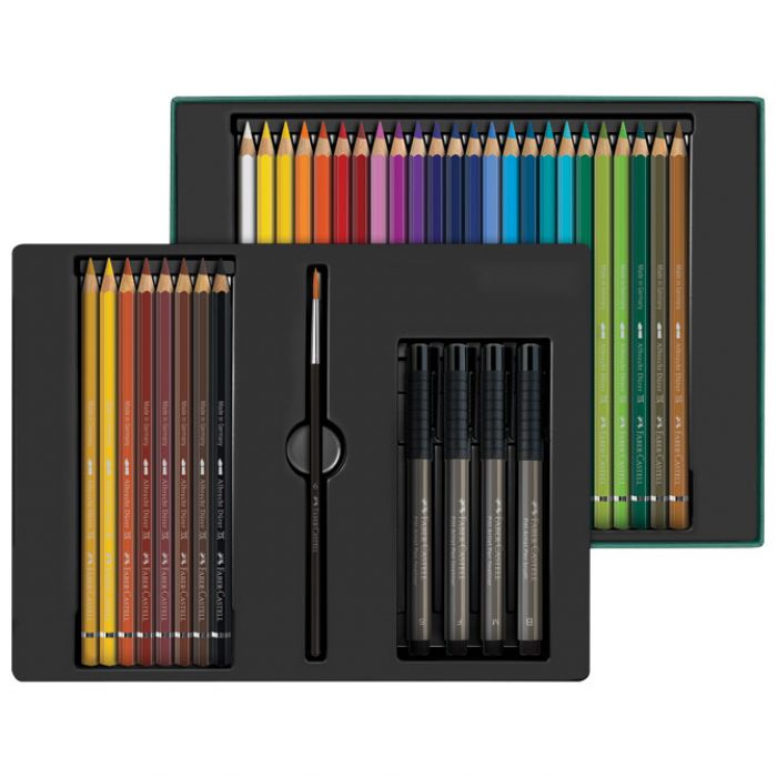 SET ALBRECHT DÜRER & PITT ARTIST PEN PK37 FABER CASTELL 217553 SORTIRANO