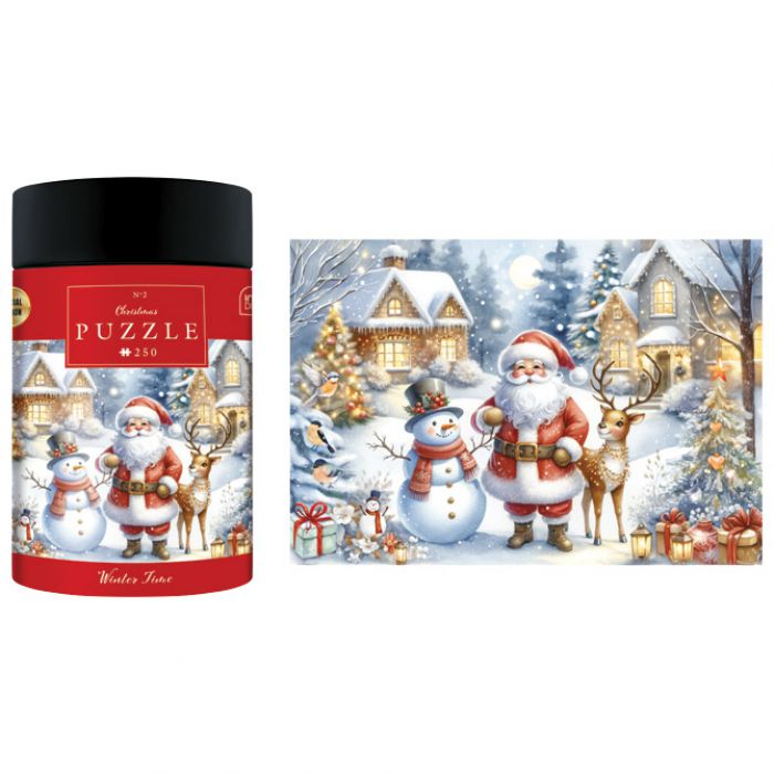 PUZZLE 250 KOM TUBA CHRISTMAS "WINTER TIME" INTERDRUK * DO ISTEKA ZALIHA