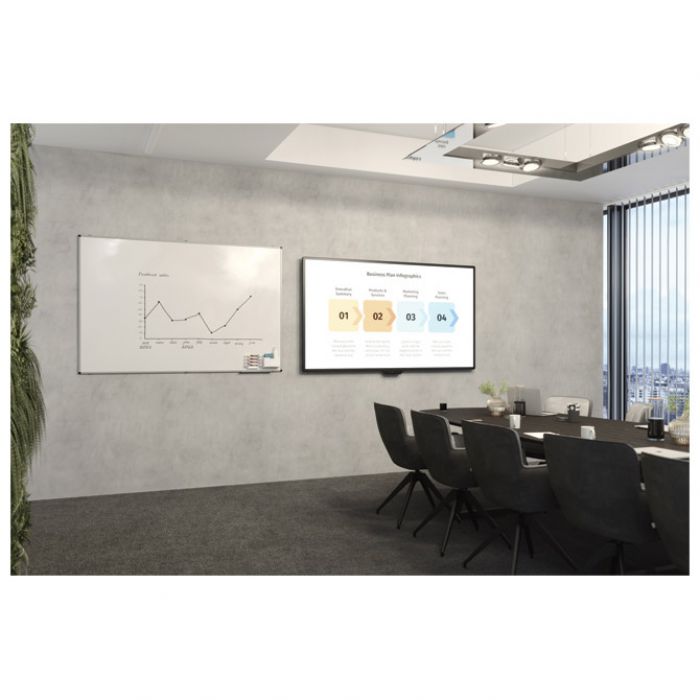 PLOČA MAGNETNA  90X60 CM ALUMINIJSKI OKVIR UNITE PLUS LEGAMASTER 7-108243 BIJELA