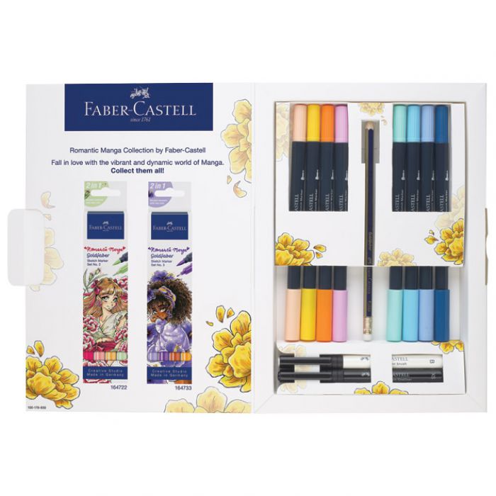 SET MARKER OBOSTRANI SKETCH ROMANTIC MANGA GOLDFABER FABER CASTELL 164701