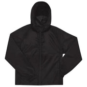 VJETROVKA S KAPULJAČOM ZIP UNISEX B&C # RESET LINED WINDBREAKER CRNA XL