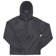VJETROVKA S KAPULJAČOM ZIP UNISEX B&C # RESET LINED WINDBREAKER TAMNO SIVA S