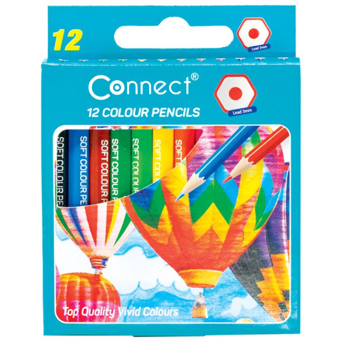 BOJE DRVENE  12BOJA KRATKE CONNECT BLISTER