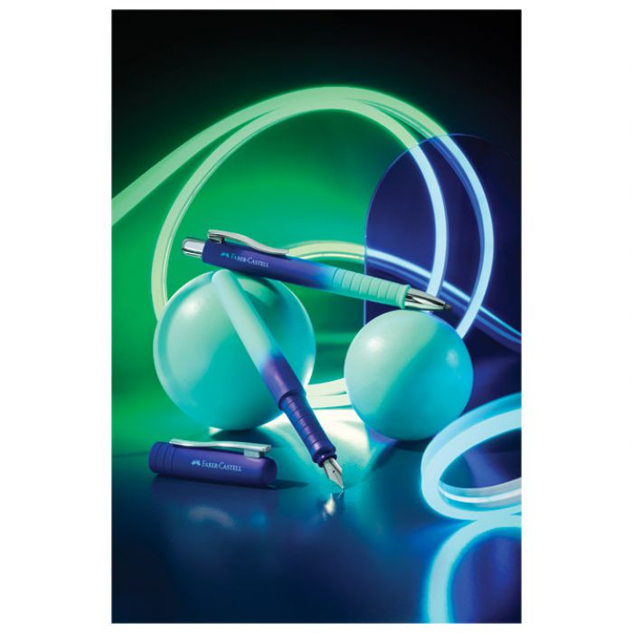 NALIVPERO POLY (M) FLOW FABER CASTELL 241018 TIRKZNO-PLAVO