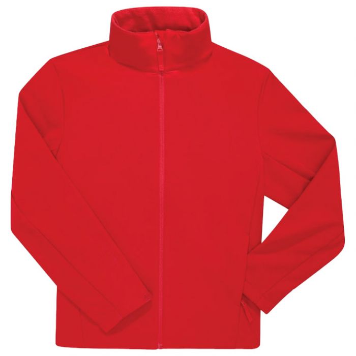 JAKNA ZIP UNISEX B&C RESET 3LR SOFTSHELL - Crvena