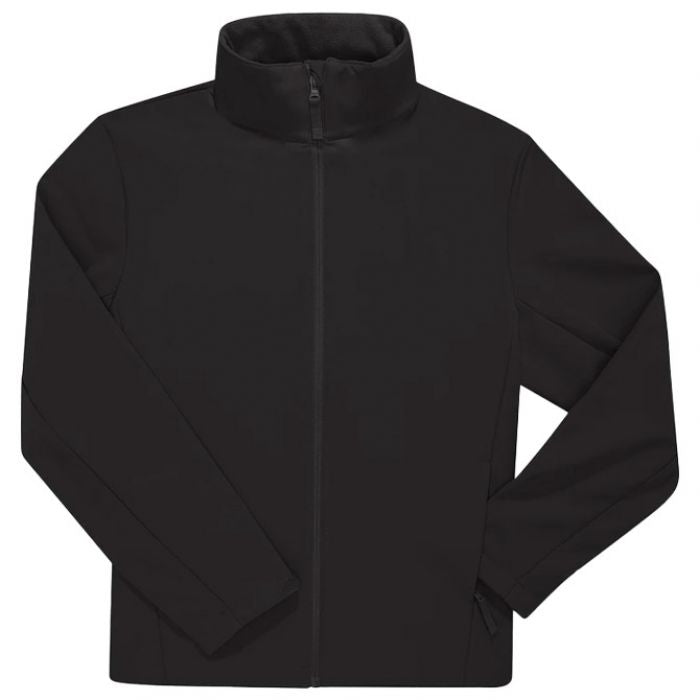 JAKNA ZIP UNISEX B&C RESET 3LR SOFTSHELL - Crna