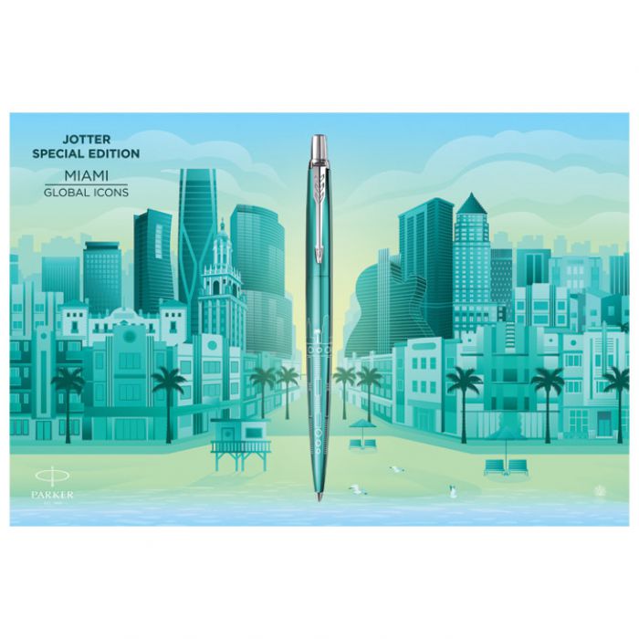 OLOVKA KEMIJSKA JOTTER PARKER GLOBAL ICON MIAMI 2221602 TIRKIZ