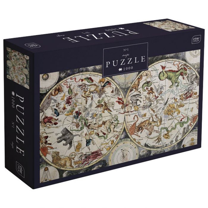 PUZZLE 1000 KOM MAP 1 INTERDRUK