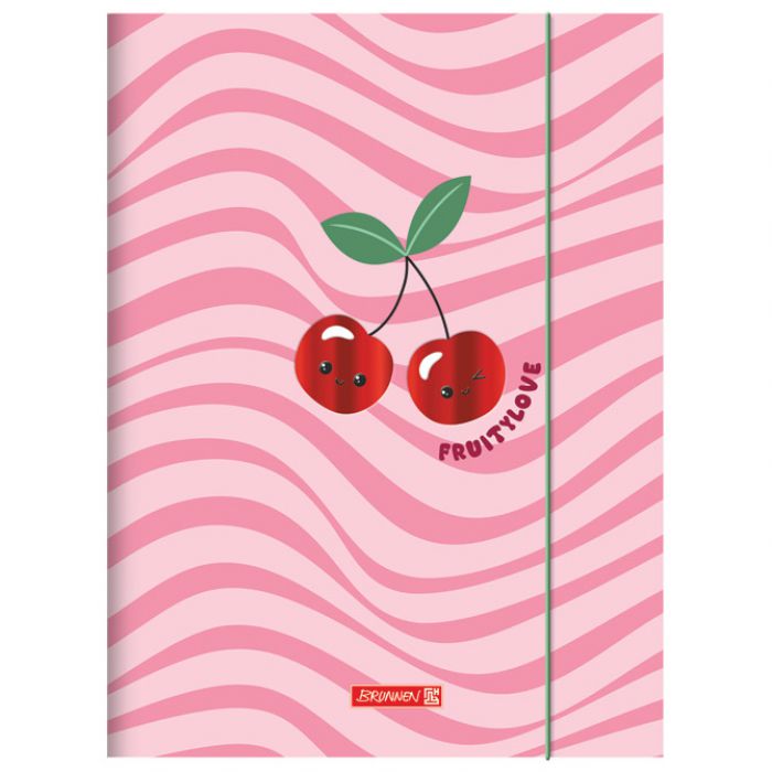 FASCIKL KLAPNA S GUMICOM KARTON A3 FRUITY LOVE BRUNNEN 10-47030 522