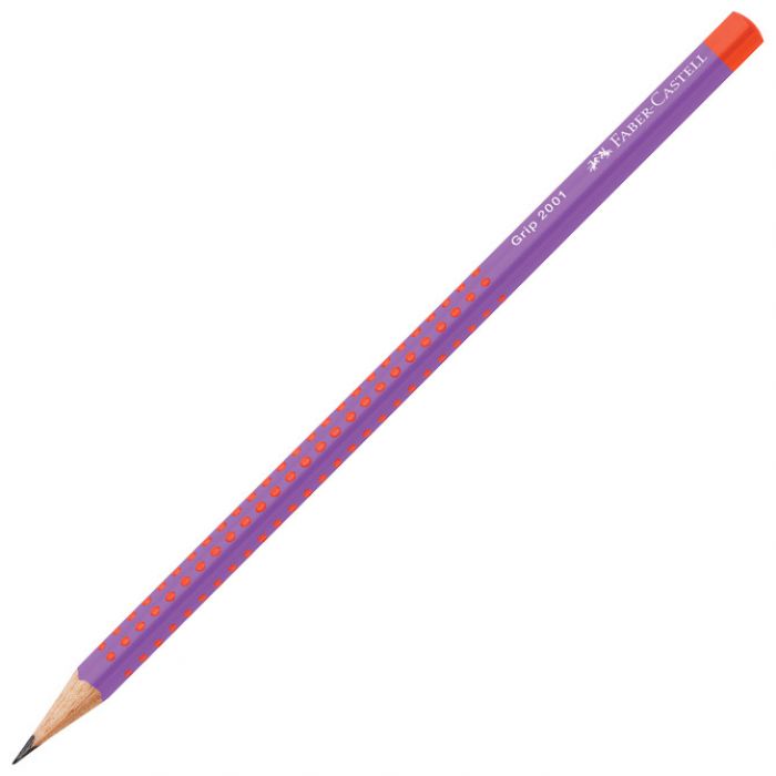 OLOVKA GRAFITNA B GRIP 2001 FLOW FABER-CASTELL 117003 SVIJETLOPLAVA-SVIJETLOROZA