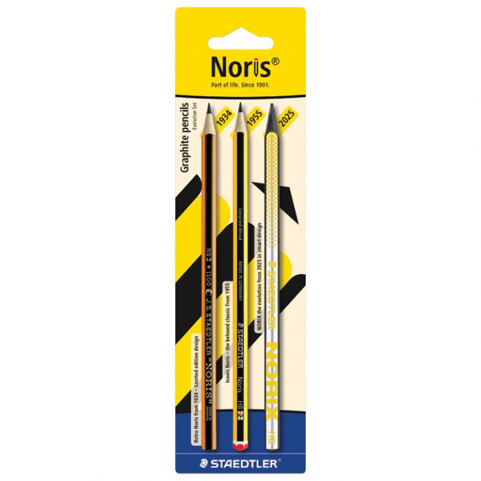 OLOVKA GRAFITNA HB NORIS EVOLUTION PK3 STAEDTLER 61 BK3 BLISTER