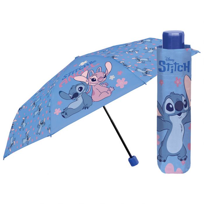 KIŠOBRAN DJEČJI RUČNI SKLOPIVI STITCH & ANGEL PERLETTI 75429
