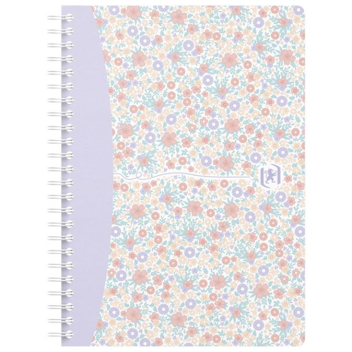 BLOK KOLEGIJ A5 CRTE  60L FLORAL PASTEL OXFORD 400094953 SORT