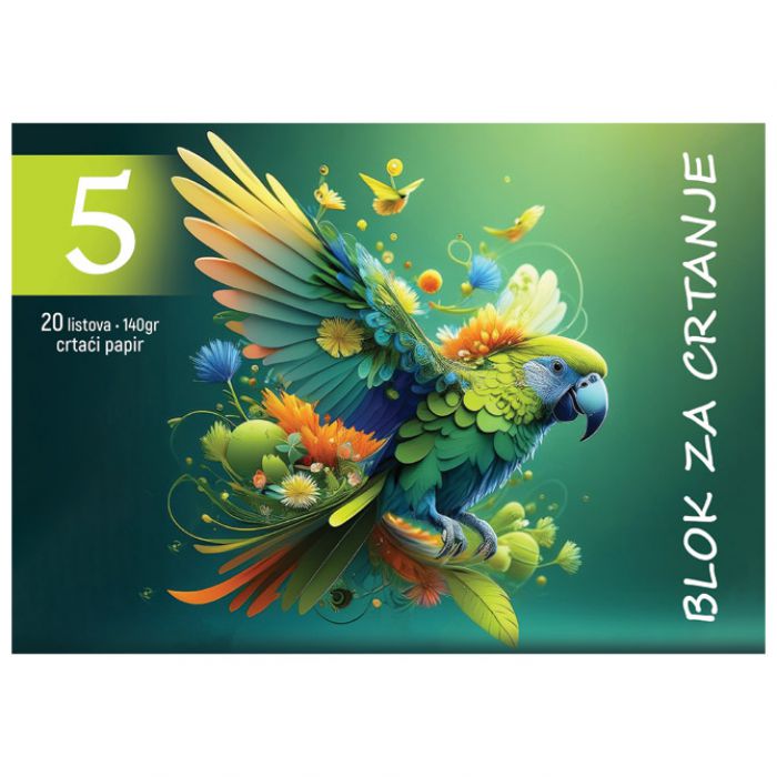 BLOK RISAĆI B-V-20 (140G.AQUARELL) CONNECT