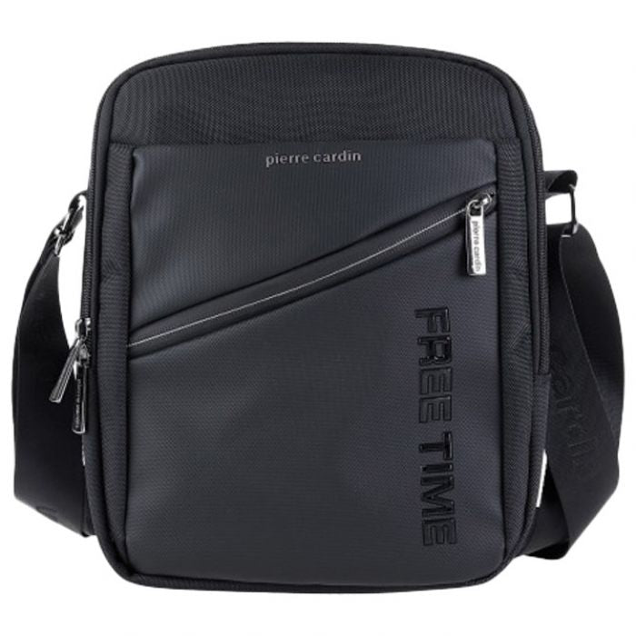 TORBA NA RAME UNISEX PIERRE CARDIN 8155 CRNA