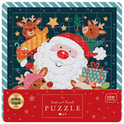 PUZZLE 49 KOM U OKVIRU CHRISTMAS "SANTA & FRIENDS" INTERDRUK