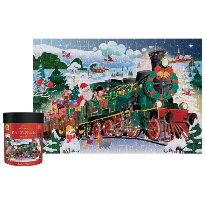 PUZZLE 250 KOM TUBA CHRISTMAS "SANTA`S TRAIN" INTERDRUK