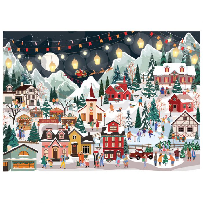 PUZZLE 1000 KOM CHRISTMAS "CHRISTMAS NIGHT" INTERDRUK