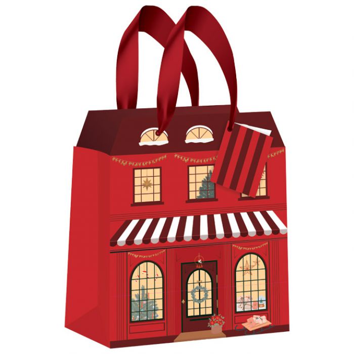 VREĆICE UKRASNE 18X23X10 CM NOVOGODIŠNJE CHRISTMAS INTERDRUK SORT